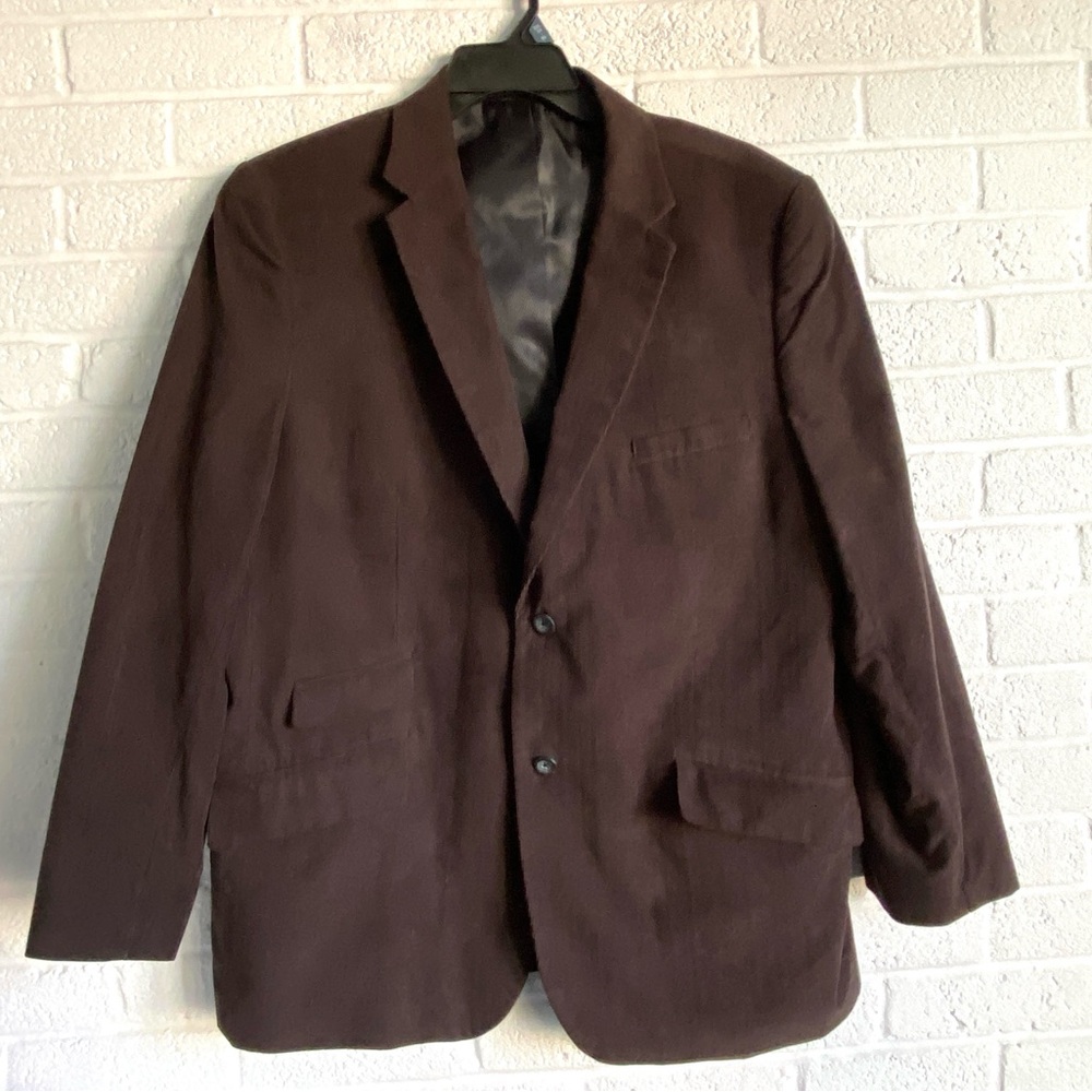 Vintage Claiborne Mens Corduroy Blazer
Brown Suit Jacket Sports Coat XL